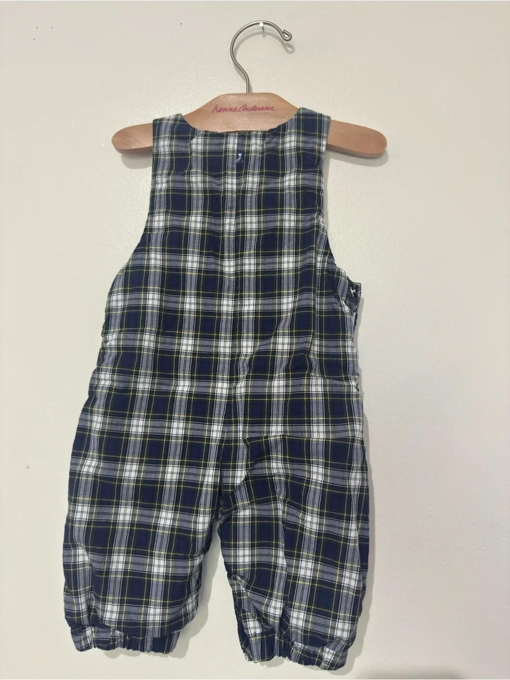 Vintage Plaid Overalls for Kids
